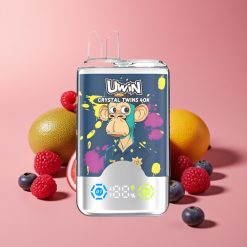 UWIN Crystal Twins 40000 Puffs Divas Skābā Vīnoga & Aveņu Manga Type-C