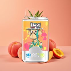 UWIN Crystal Twins 40000 Puffs Divi Garšu Sistēma Persiku Mango Ananāsu Red Bull