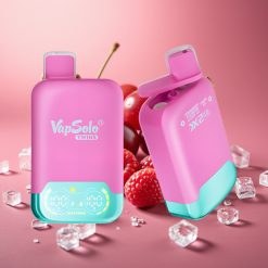 Vapsolo Twins 20000 Puffs Disposable Vape Zemeņu Aveņu Ķiršu Ledus & Vīnogu Ledus 40ml